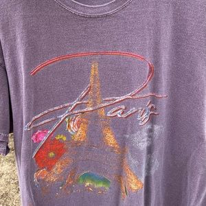 Pacsun newer Paris screenprinted t shirt